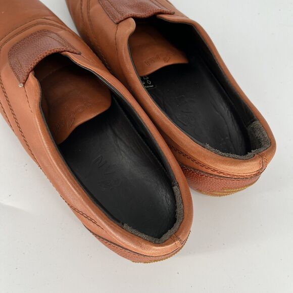 Hogan Square Toe Flats Brown Leather Women’s Size 6.5 - Picture 6 of 11